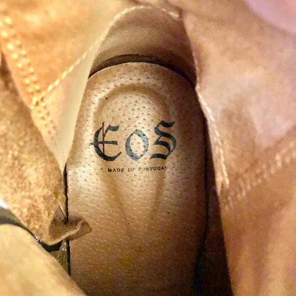 Women's Brown Leather Ankle Boots - Picture 5 of 7